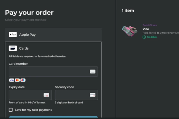 Pay using your bank card or other supported payment options
