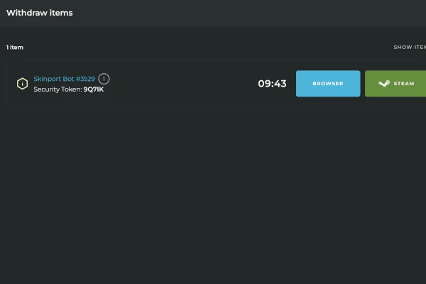 You’ll get the skin instantly in your Steam inventory