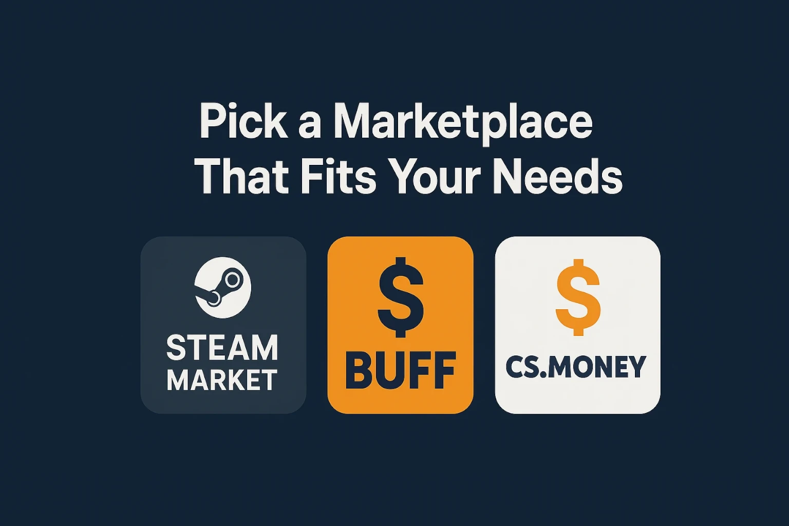 Pick a Marketplace That Fits Your Needs