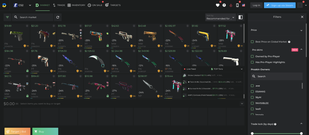 dmarket site